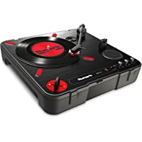 Numark PT01 Scratch - Plato Giradiscos de DJ- para Portabilistas con Mando Scratch Switch Cambiable- Altavoz Integrado…